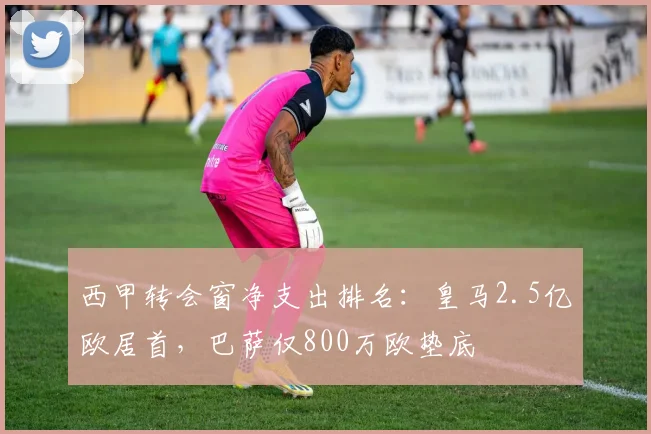 西甲转会窗净支出排名：皇马2.5亿欧居首，巴萨仅800万欧垫底